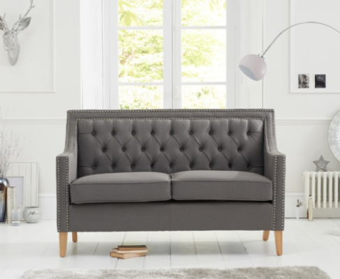 Chesterfield Sofa Couchen Polster Garnitur Couch Polster Stoff 2 Sitz