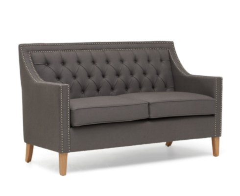 Chesterfield Sofa Couchen Polster Garnitur Couch Polster Stoff 2 Sitz