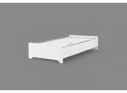 Велеколепная детская кровать с высококачественными материалами  в белом цвете 