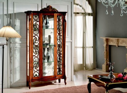 Classic Display case Wardrobe Design Cabinets Shelves Glass Cabinet Italian Furniture new