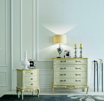 Design Furniture Style Classic r Luxury xxl Chest of drawers White Wood Luxury Italian