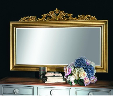 Mirror wooden frame large wall mirror luxury classic r designer baroque rococo wood