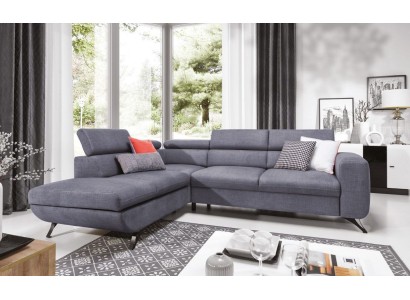 Moderne Schlafcouch Schlafsofa Bettfunktion Sofa Couch Polster Sitzgarnitur Ecke