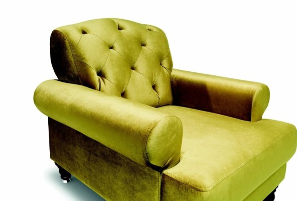 Chesterfield 1 Sitzer Relax Sessel Club Lounge Sofa Stuhl Fernseh Polster