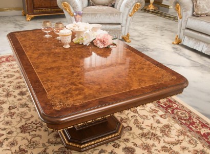 Coffee table Side Tables Living room Rectangular Coffee Luxury Design Couch Table