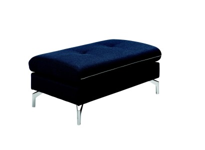 XXL Club Fußhocker Stoff Lounge Hocker Ottomane Pufa Textil Ottoman