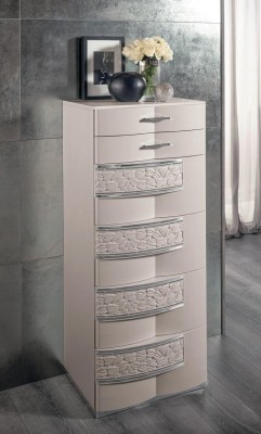 Kommode Sideboard Kommoden Hohe 6 Schubladen Hochschrank Schrank Anrichte Möbel