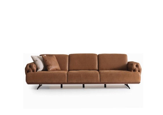 Sofagarnitur 4tlg. Set Couch Sofa Möbel Garnitur Design Chesterfield