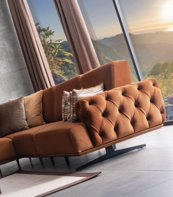 Wohnlandschaft Sofa L-Form Couch Garnitur Design Modern Sofas Ecksofa