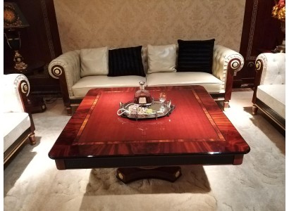 Благородный дизайнерский кофейный столик в классическом стиле