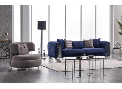 Люксовый диванный гарнитур 3 + 1 от европейского производителя мебели