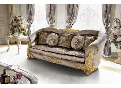3 местный классический трехместный диван в стиле барокко 