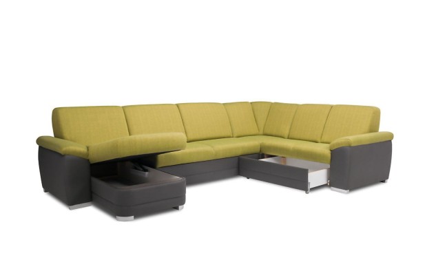  Многофункциональный большой угловой диван U - формы в  современном изысканном стиле 
